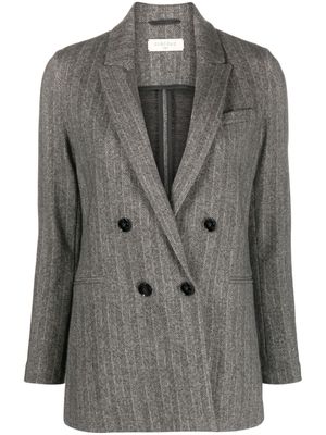 Circolo 1901 herringbone-pattern double-breasted blazer - Grey