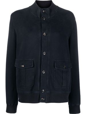 Circolo 1901 high-neck buttoned jacket - Blue