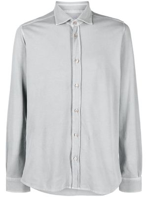 Circolo 1901 long-sleeve buttoned cotton shirt - Grey