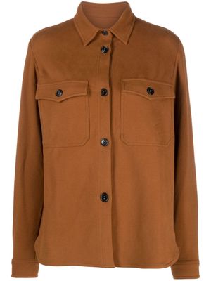 Circolo 1901 long-sleeve cotton shirt - Brown