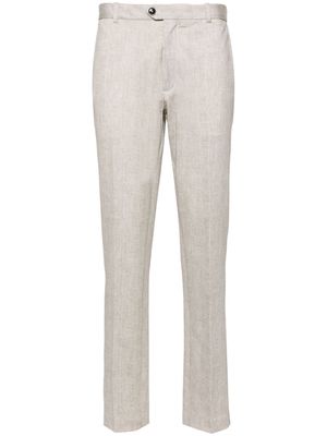 Circolo 1901 mid-rise tapered trousers - Neutrals