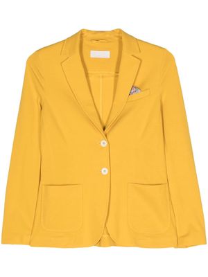 Circolo 1901 piqué single-breasted blazer - Yellow