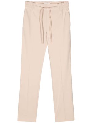 Circolo 1901 piqué-weave tapered trousers - Neutrals