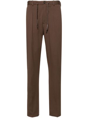 Circolo 1901 pleat-detail straight-leg trousers - Brown