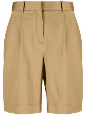 Circolo 1901 pleated tailored shorts - Neutrals