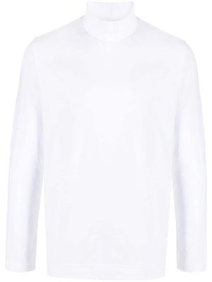 Circolo 1901 roll-neck cotton T-shirt - White