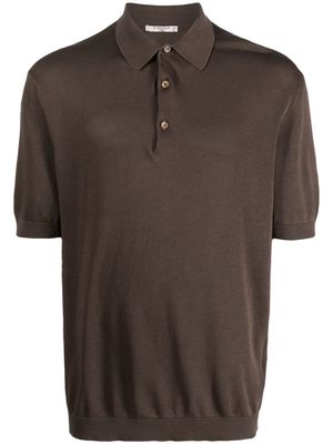 Circolo 1901 short-sleeve cotton polo shirt - Brown