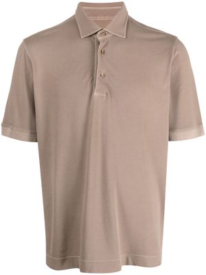 Circolo 1901 short-sleeve cotton polo shirt - Neutrals