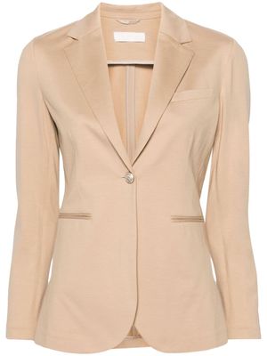 Circolo 1901 single-breasted jersey blazer - Neutrals