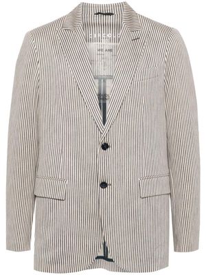 Circolo 1901 single-breasted striped blazer - Blue