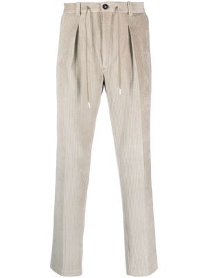 Circolo 1901 slim-cut corduroy trousers - Grey