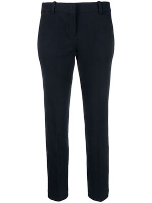 Circolo 1901 slim-fit cotton blend tailored trousers - Blue