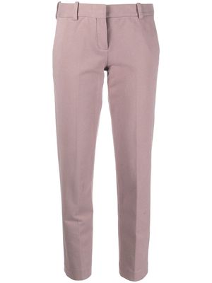 Circolo 1901 slim-fit cropped trousers - Purple