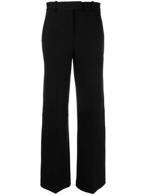 Circolo 1901 straight-leg cotton-blend trousers - Black