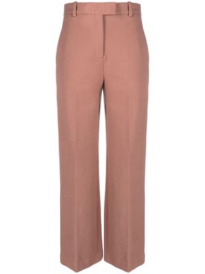 Circolo 1901 straight-leg cotton blend trousers - Pink