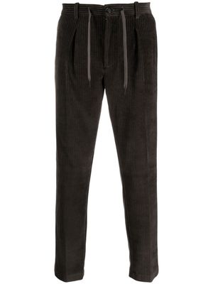 Circolo 1901 tapered corduroy drawstring trousers - Grey