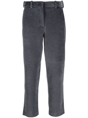 Circolo 1901 velvet straight-leg trousers - Grey