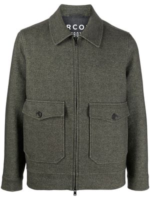 Circolo 1901 zip-up shirt jacket - Green