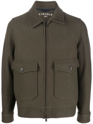 Circolo 1901 zipped-up shirt jacket - Green