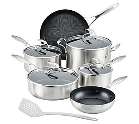 Circulon 10-Pc S-Series Stainless Steel Nonstic k Cookware Set