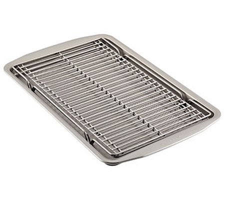 Circulon 11in x 17in Baking Sheet and Cooling R ack 3-Piece Set