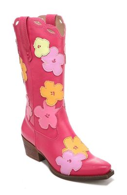 Circus by Sam Edelman Jill 2 Floral Appliqué Boot in Pink Multi