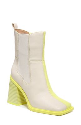 Circus by Sam Edelman Lauren Patchwork Boot in Modern Ivory/Citric Acid