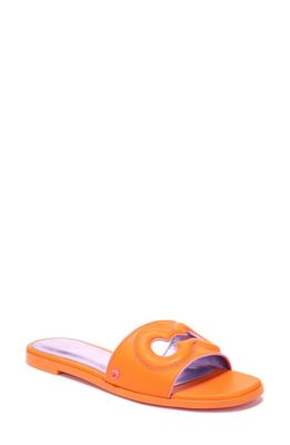 Circus NY Maura Slide Sandal in Orange Popsicle