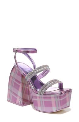 Circus NY Mila Jewel Ankle Strap Platform Sandal in Orchid Haze