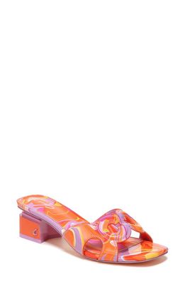Circus NY Nia Block Heel Sandal in Orange Popsicle Multi