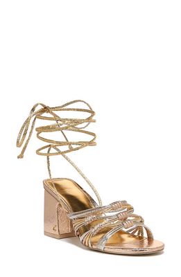 Circus NY Oriana Ankle Wrap Sandal in Metallic Multi