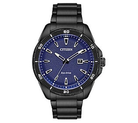 Citizen Eco-Drive Men's Black Bracelet Watch