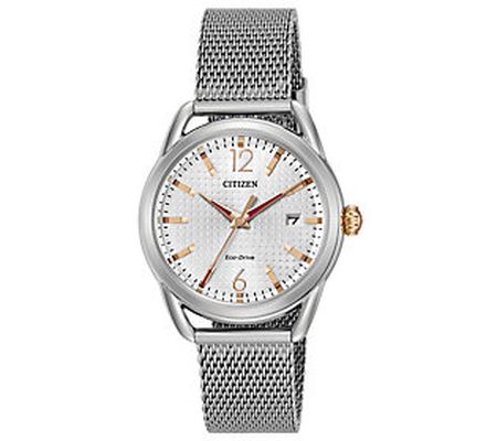 Citizen Eco-Drive Stainless Mesh Band Watch