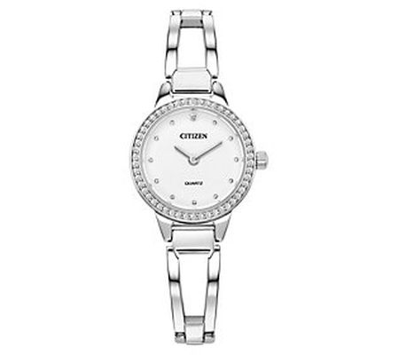 Citizen Women's Stainless Steel Crystal Bangle Watch