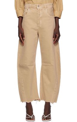 Citizens of Humanity Beige Horseshoe Jeans