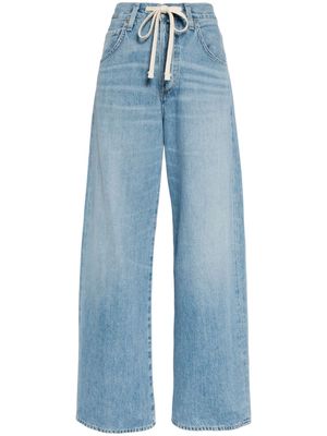 Citizens of Humanity Brynn drawstring-waist cotton jeans - Blue
