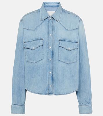 Citizens of Humanity Cropped cotton denim shirt
