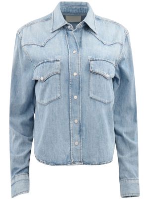 Citizens of Humanity cropped denim shirt - Blue