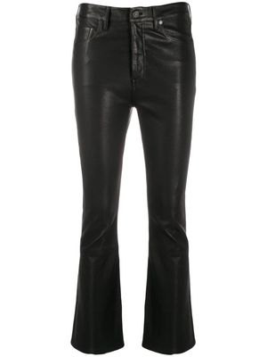 Citizens of Humanity faux-leather trousers - Black