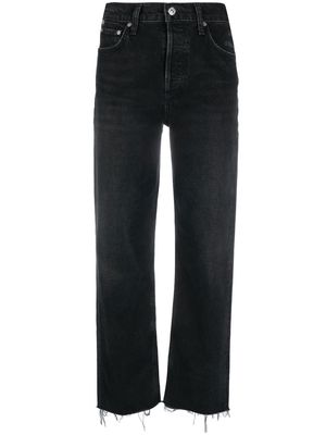 Citizens of Humanity Florence cropped straight-leg jeans - Black