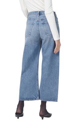 Citizens of Humanity Gaucho High Waist Crop Wide Leg Organic Cotton Jeans in Sodapop Md Ind