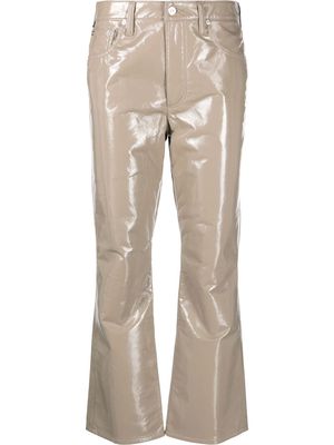 Citizens of Humanity Isola cropped bootcut trousers - Neutrals