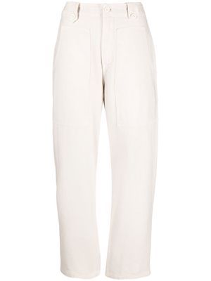 Citizens of Humanity Louise cotton trousers - Neutrals