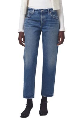 Citizens of Humanity Neve Relaxed Straight Leg Jeans in Oasis Light In