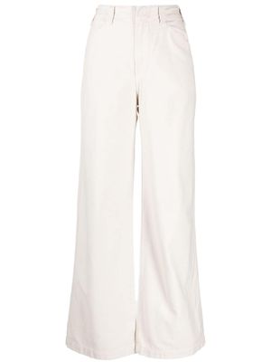 Citizens of Humanity Paloma cotton wide-leg trousers - White