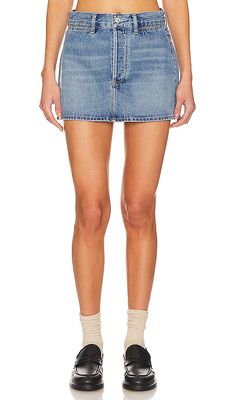 Citizens of Humanity Rosie Mini Skirt in Blue
