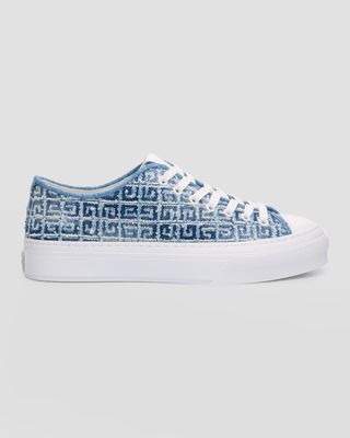 City 4G Monogram Low-Top Sneakers