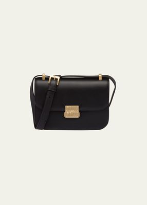 City Calf Leather Crossbody Bag