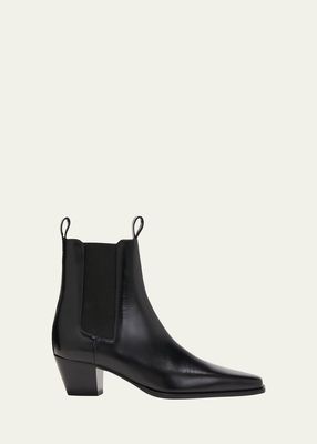City Calfskin Chelsea Ankle Boots