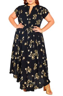 City Chic Free My Soul Floral Maxi Dress